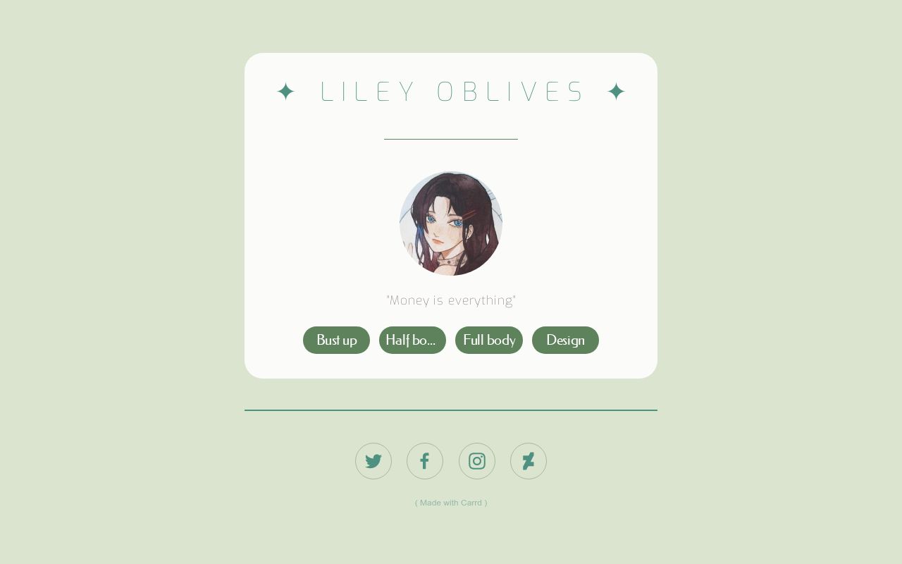 Carrd profile picture for @liley